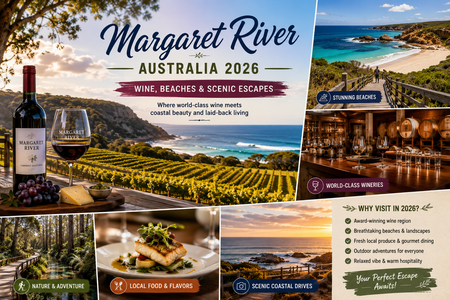 Margaret River 2026 A Perfect Blend of Wine Coastal Beauty and Relaxed Travel